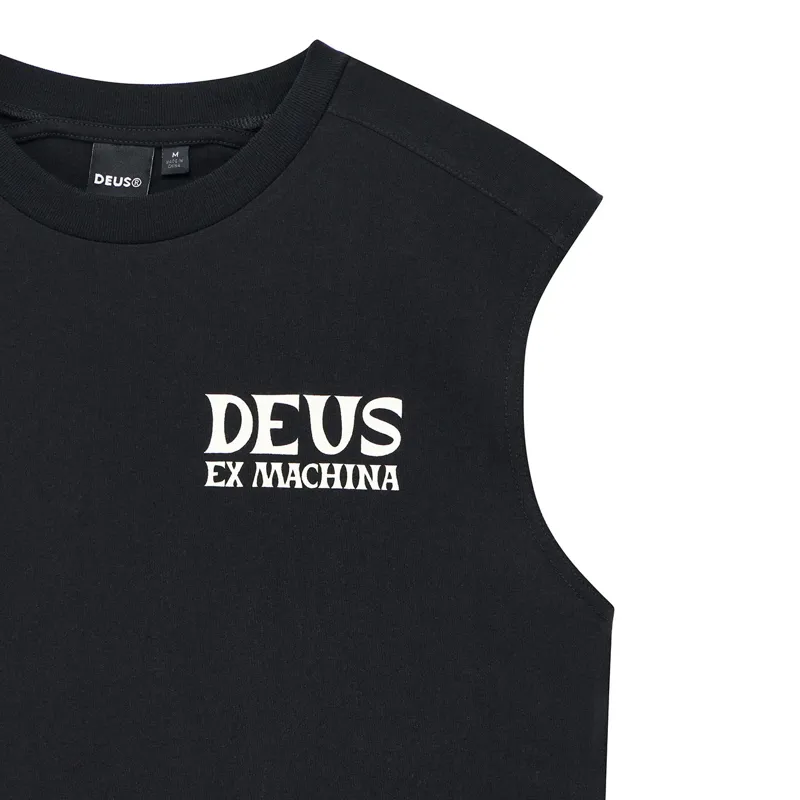 Deus Ex Machina Chinook Muscle Tee in Black-3