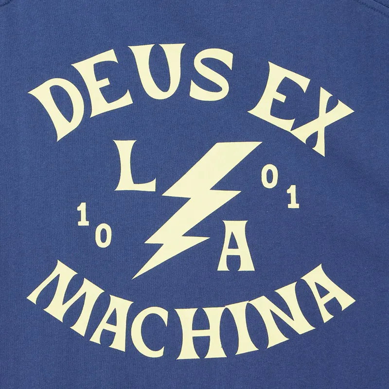 Deus Ex Machina Chinook Muscle Tee in Mechanic Blue-2