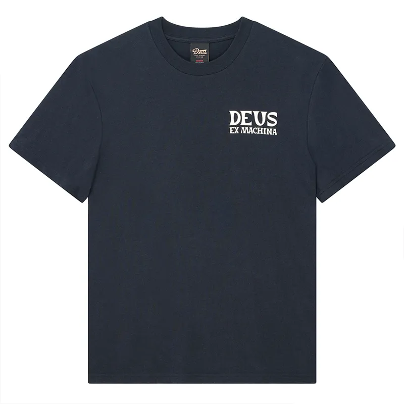 Deus Ex Machina Chinook Tee in Black-1