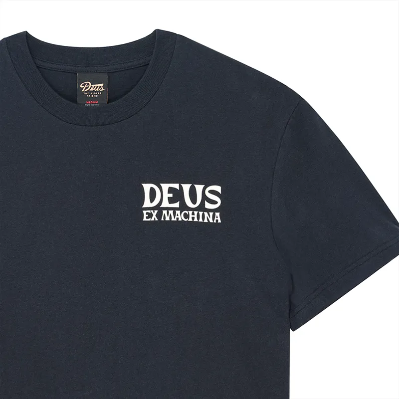 Deus Ex Machina Chinook Tee in Black-2