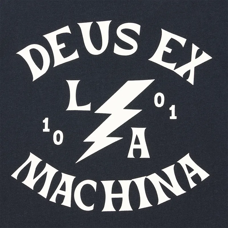 Deus Ex Machina Chinook Tee in Black-3