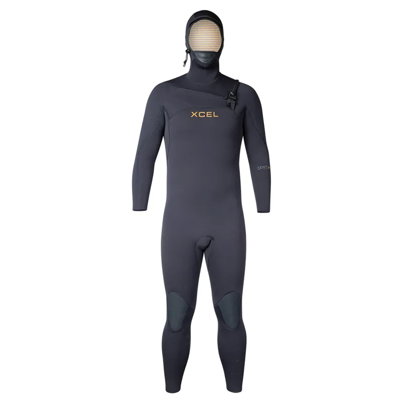 Xcel Comp+ 5-4mm Chest Zip Hooded Wetsuit