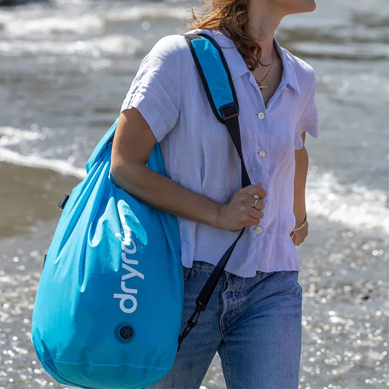 Dryrobe Compression Travel Bag in Blue-4