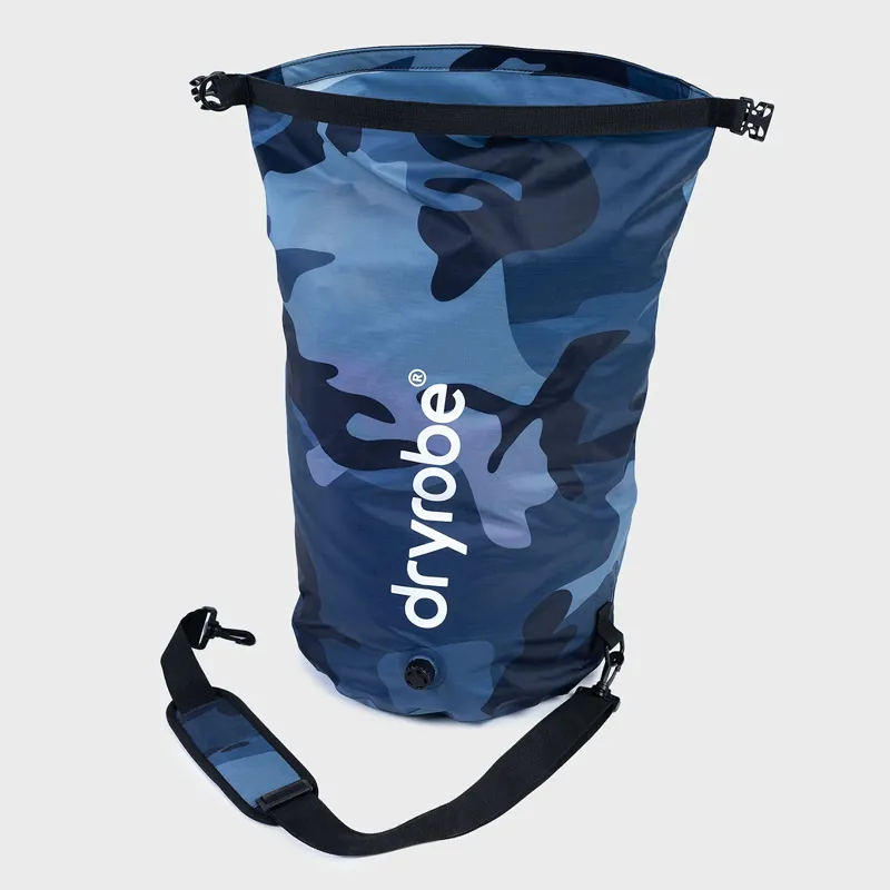 Dryrobe Compression Travel Bag in Blue Camo-1