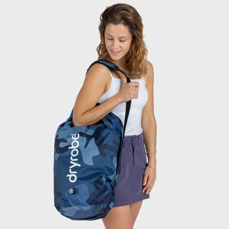 Dryrobe Compression Travel Bag in Blue Camo-3
