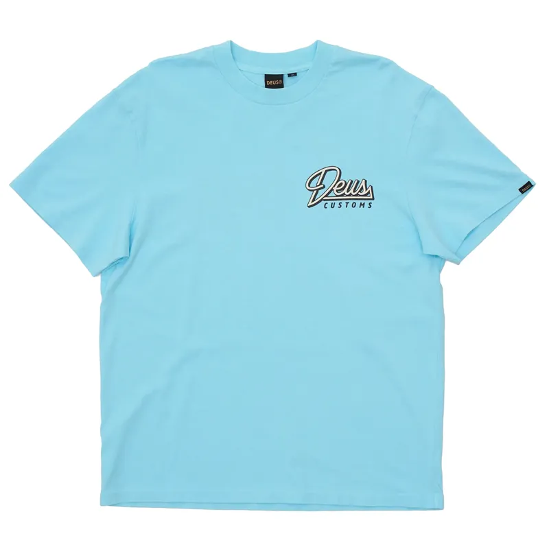 Deus Ex Machina Conduit Tee in Sky Blue-1