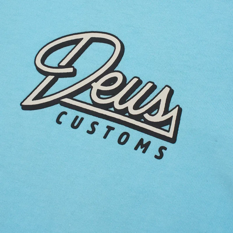 Deus Ex Machina Conduit Tee in Sky Blue-2