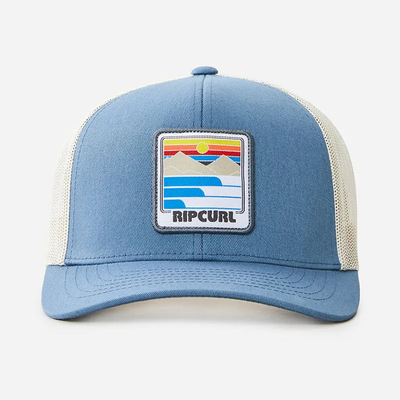 Rip Curl Custom Curve Trucker Cap in Light Blue-1