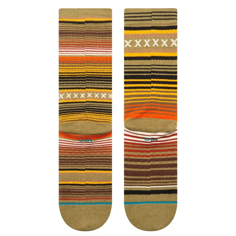 Stance Curren Crew Sock in Chive-2