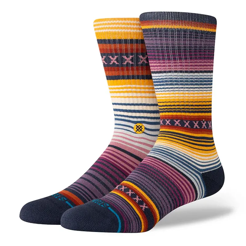 Stance Curren Crew Sock in Grape - SIZE Large