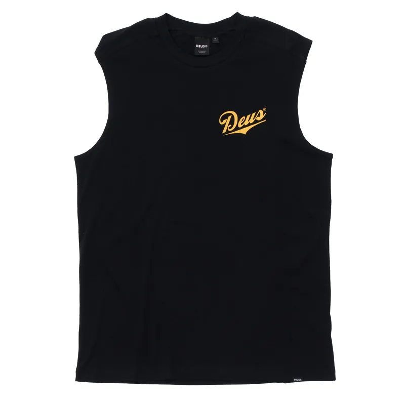Deus Ex Machina Phase Muscle Tee in Black-1