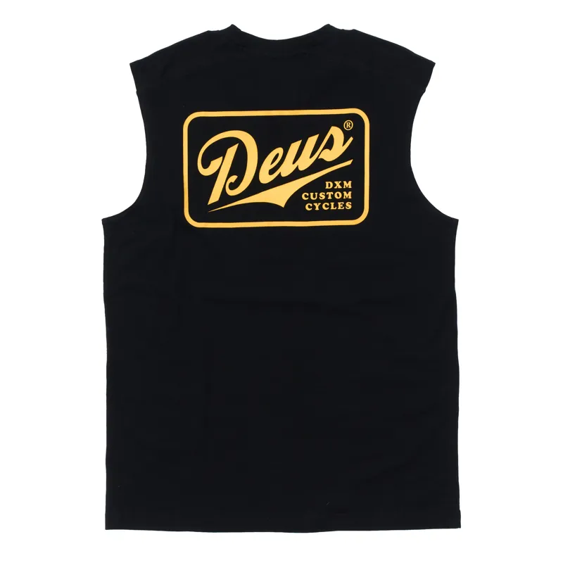 Deus Ex Machina Phase Muscle Tee in Black