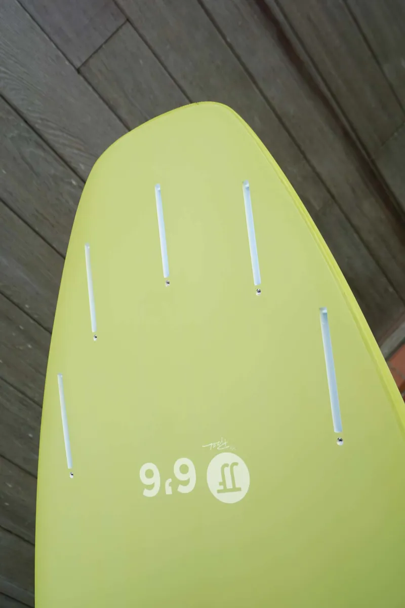 JJF by Pyzel Gremlin 6ft 06 Softtop Surfboard in Army Green-1