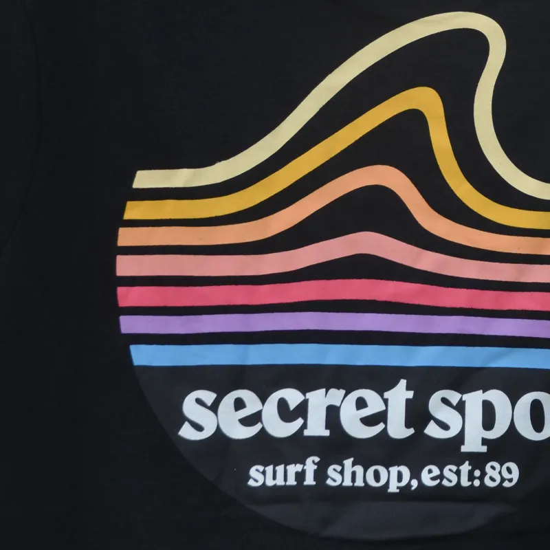 Secret Spot / Bunkers Tee / Black-3
