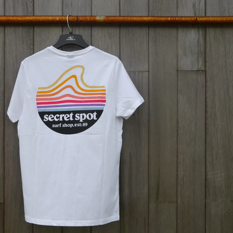 Secret Spot Original Logo T-Shirt in White