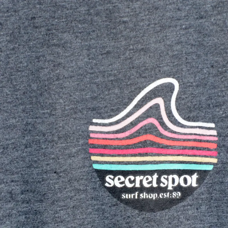 Secret Spot / Pumphouse Tee / Charcoal-1