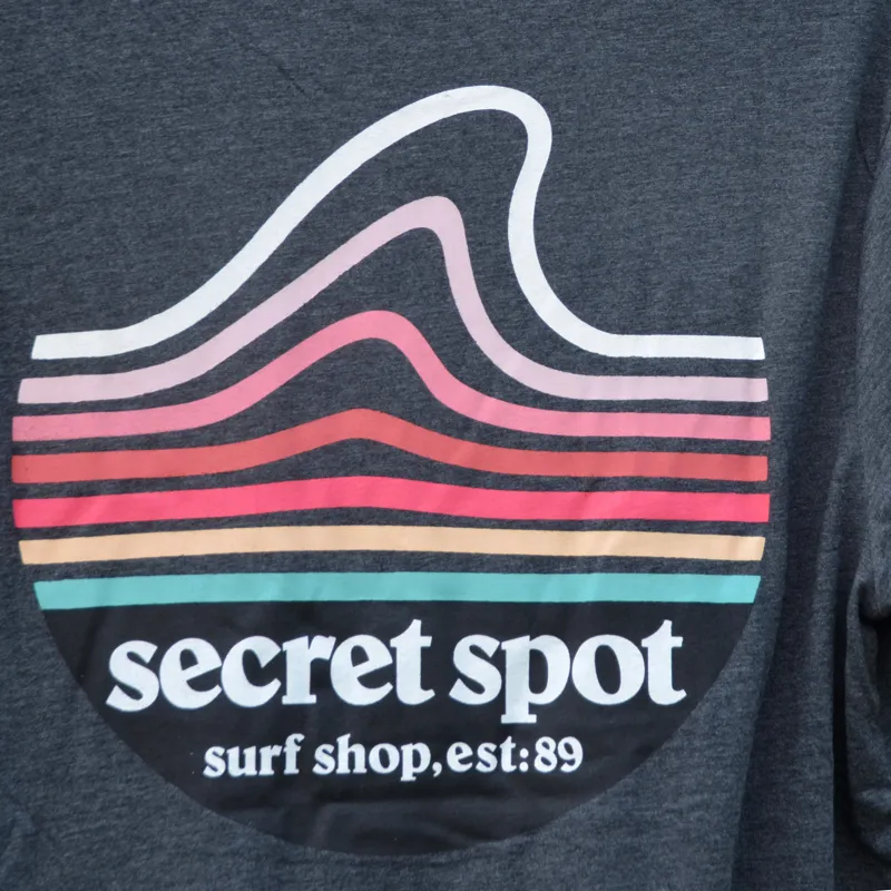 Secret Spot / Pumphouse Tee / Charcoal-3
