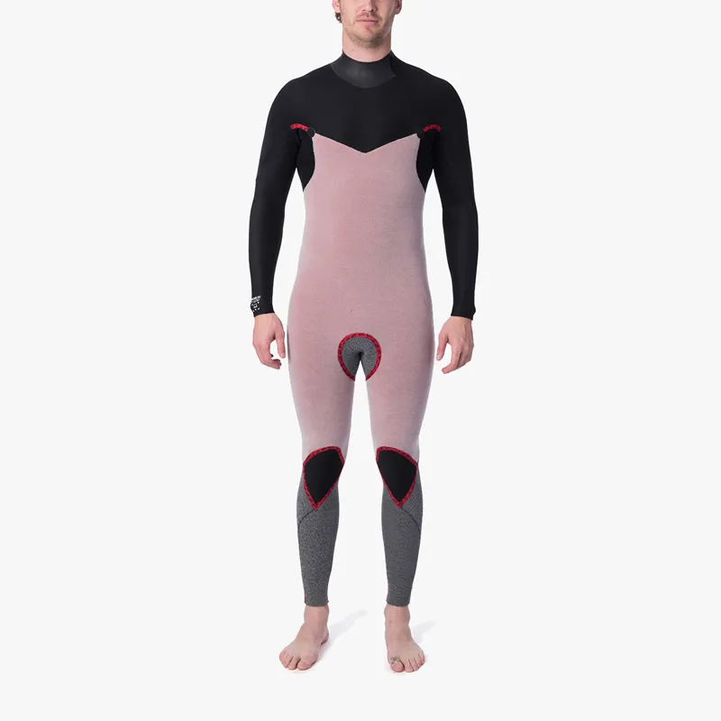 Rip Curl Mens Dawn Patrol 5/3mm Back Zip Wetsuit in Black-3