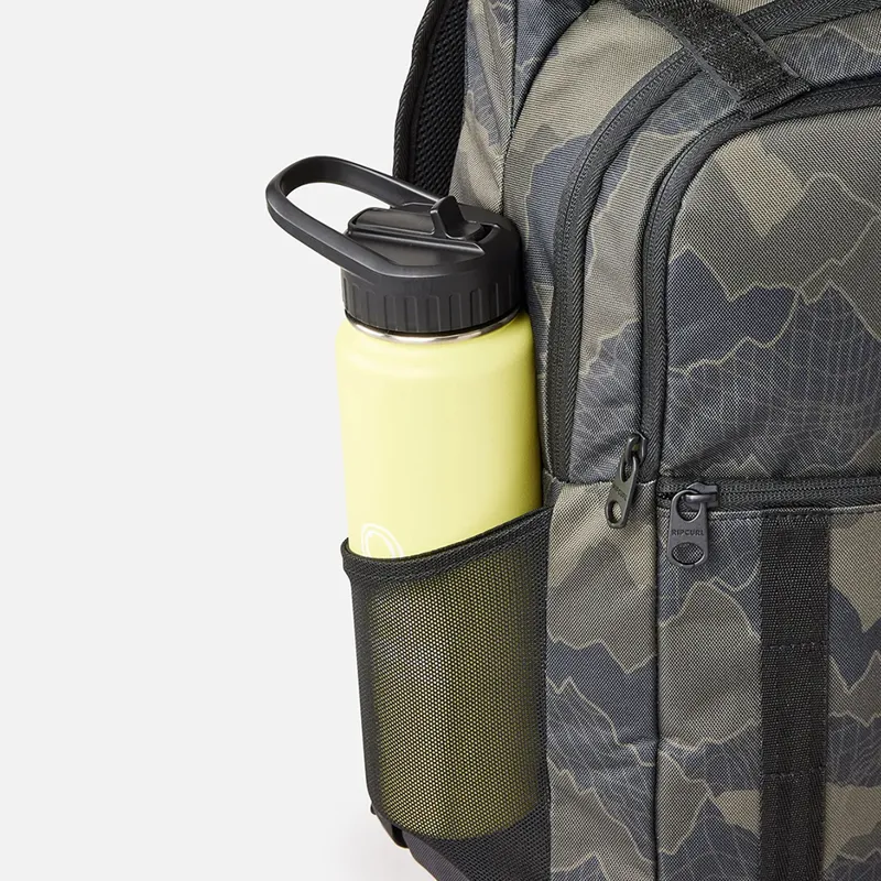 Rip Curl Dawn Patrol 30L Search Backpack in Black/Olive-4