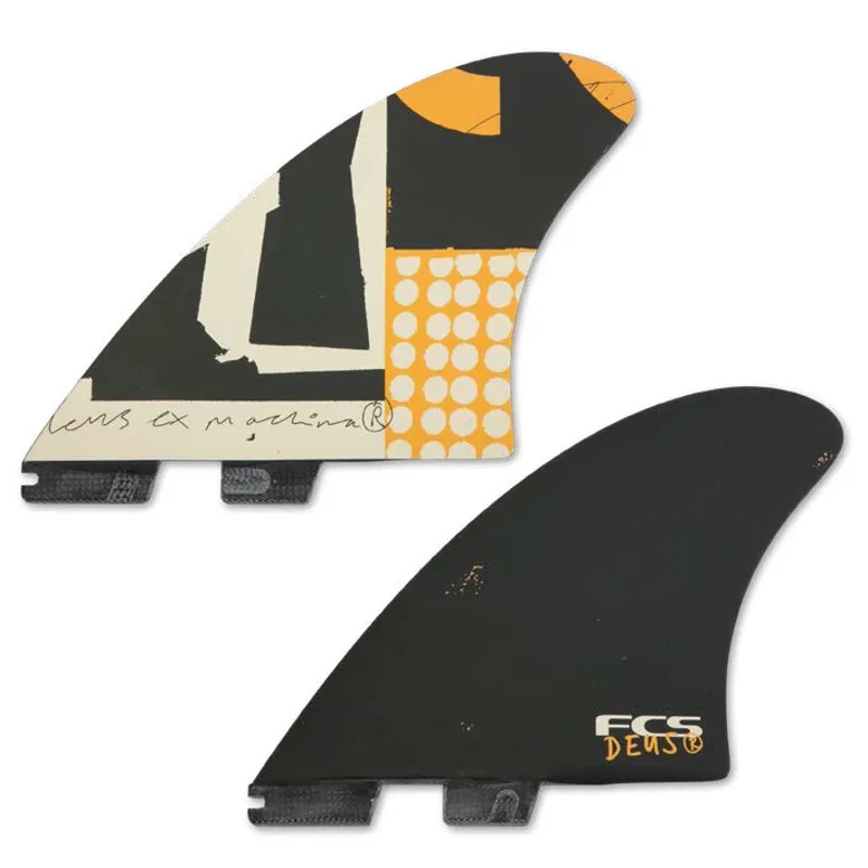 FCS Deus PG Modern Keel Twin Fin Set