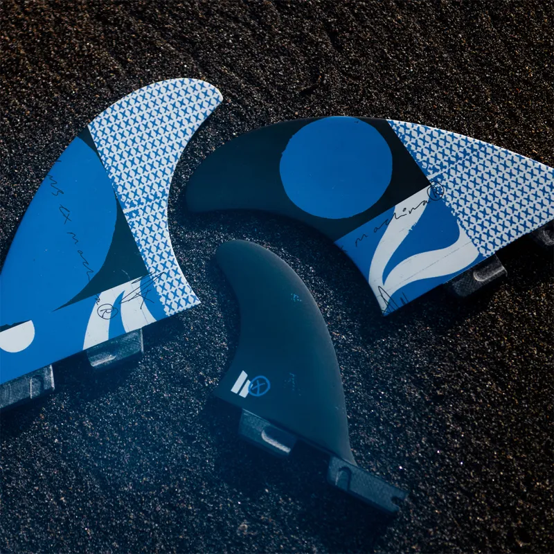 FCS Deus PG Twin + Stabiliser Fin Set-6