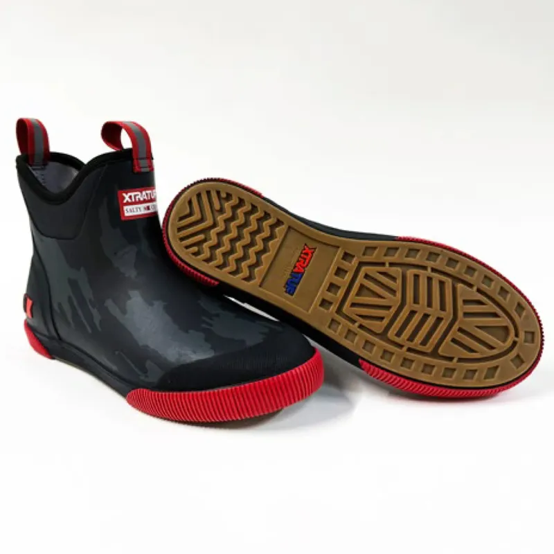 Xtratuf x Salty Crew Legacy Elevate Ankle Deck Boot in Camo Black-2