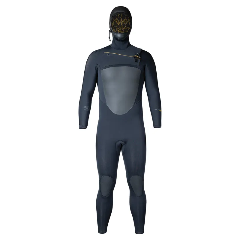 Xcel Drylock 5-4mm Chest Zip Hooded Wetsuit