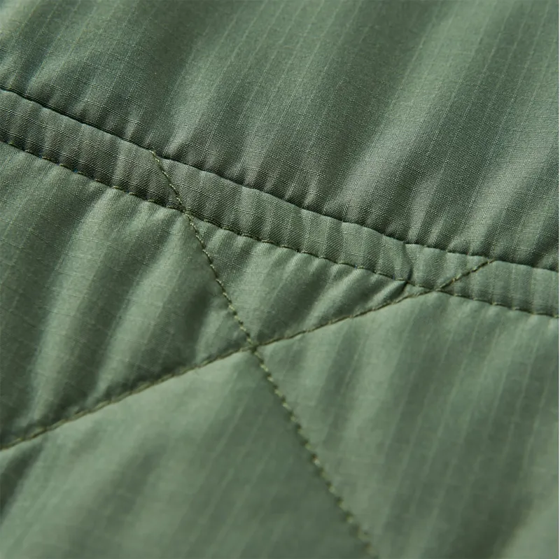 Passenger Dylan Recycled Insulated Full Zip Jacket in Wild Green-1
