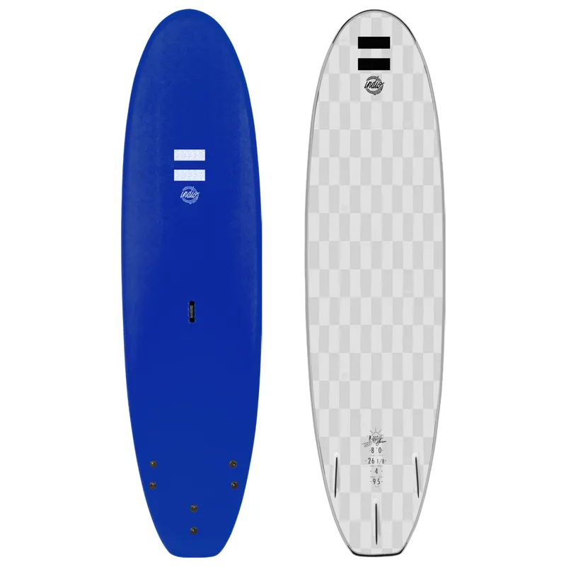 Indio Easy 8ft 00 Soft Surfboard in Royal