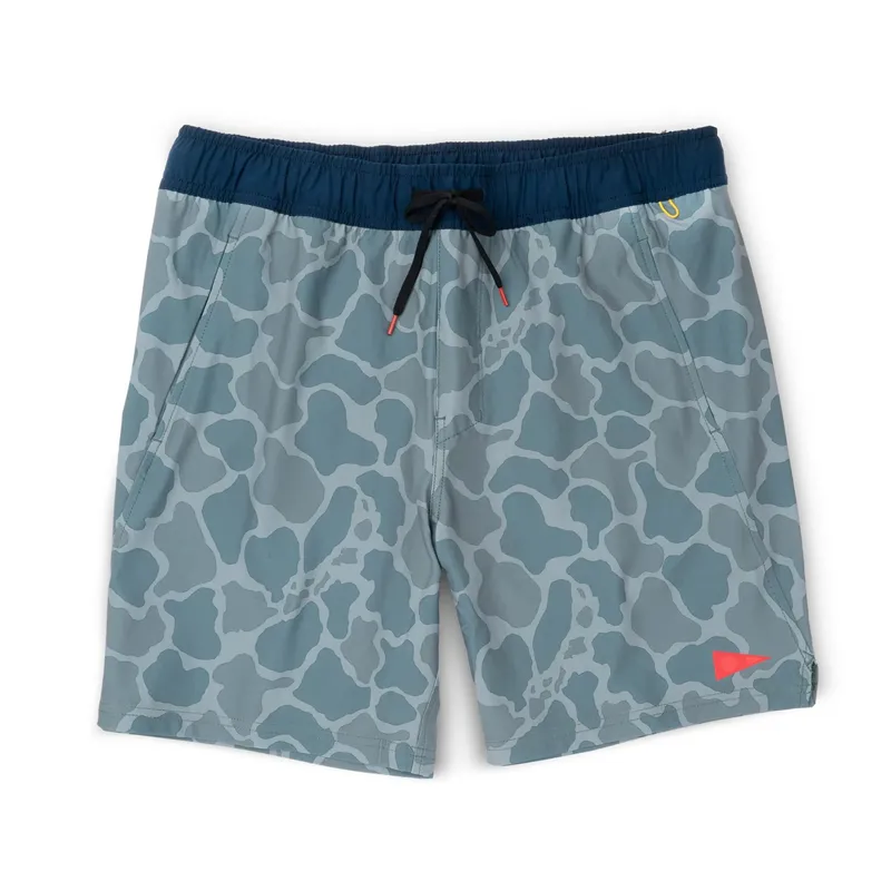 Florence Marine Standard Elastic Short in Blue Camo