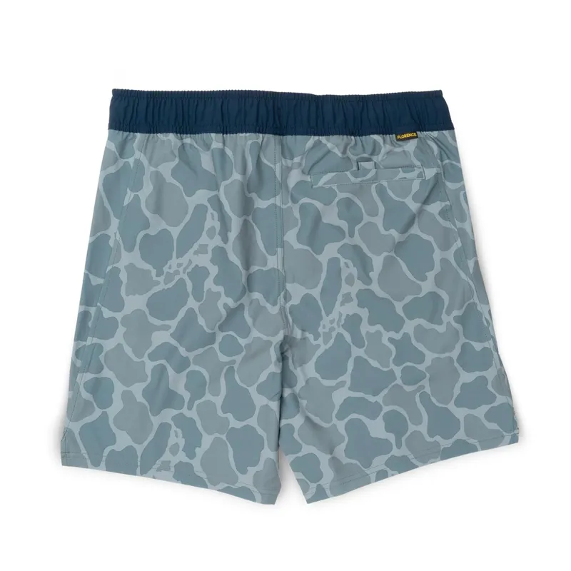 Florence Marine Standard Elastic Short in Blue Camo-1