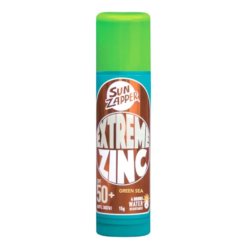 Sun Zapper 15g Extreme Zinc Stick in Green