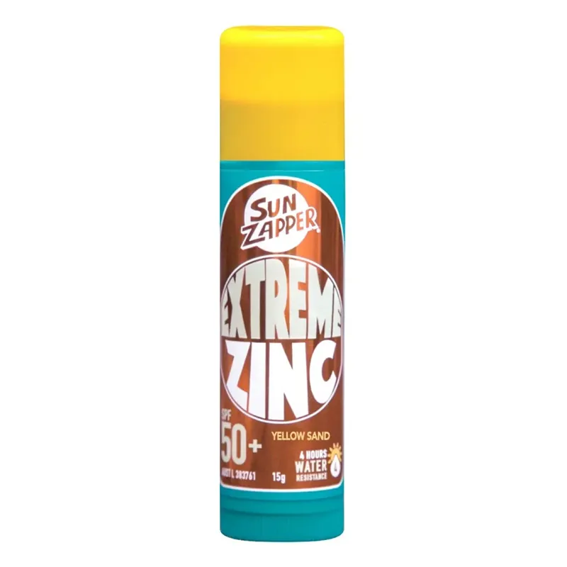 Sun Zapper 15g Extreme Zinc Stick in Yellow