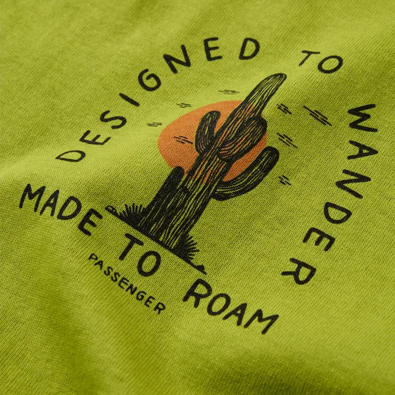 Passenger Explore Recycled Vest T-Shirt in Tea Green-2