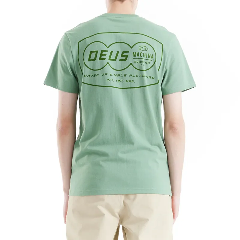 Deus Ex Machina Expo Tee in Shale Green-2
