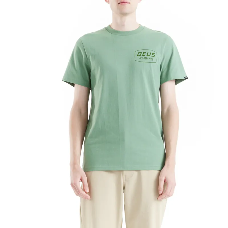 Deus Ex Machina Expo Tee in Shale Green-3
