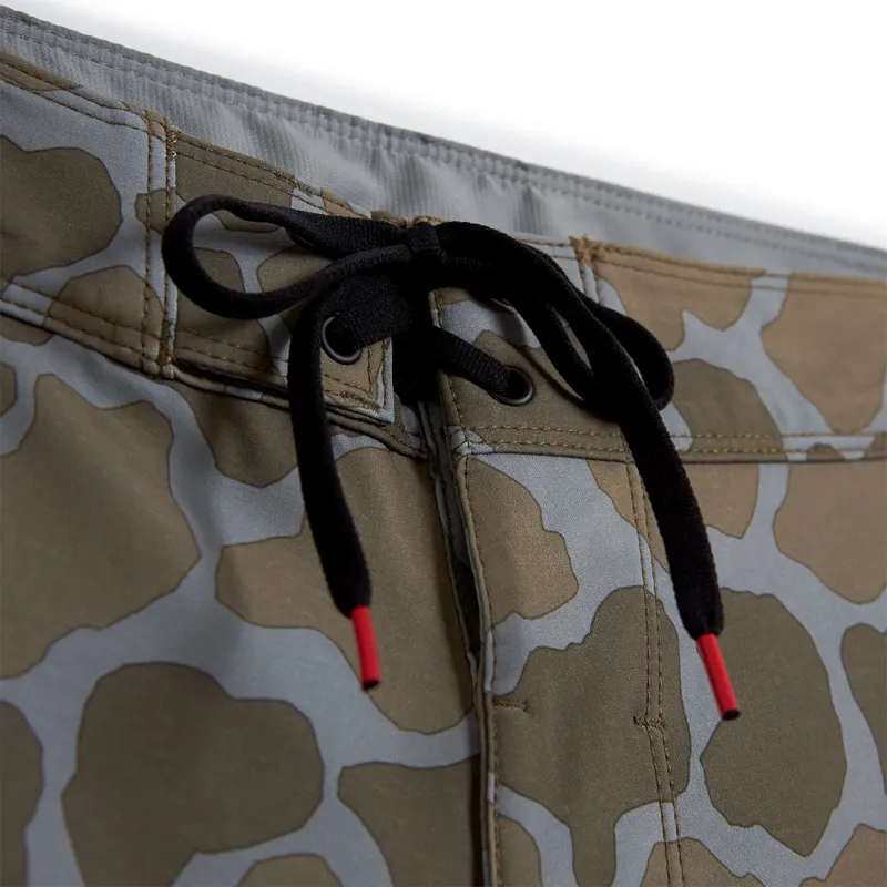 Florence Marine F1 Pro Hawaii Airtex Weld Boardshort in Burnt Olive Camo-4