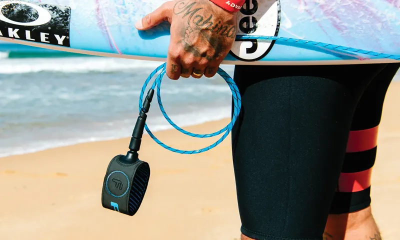 FCS Freedom Helix EcoBlend Leash in Natural-Black-4