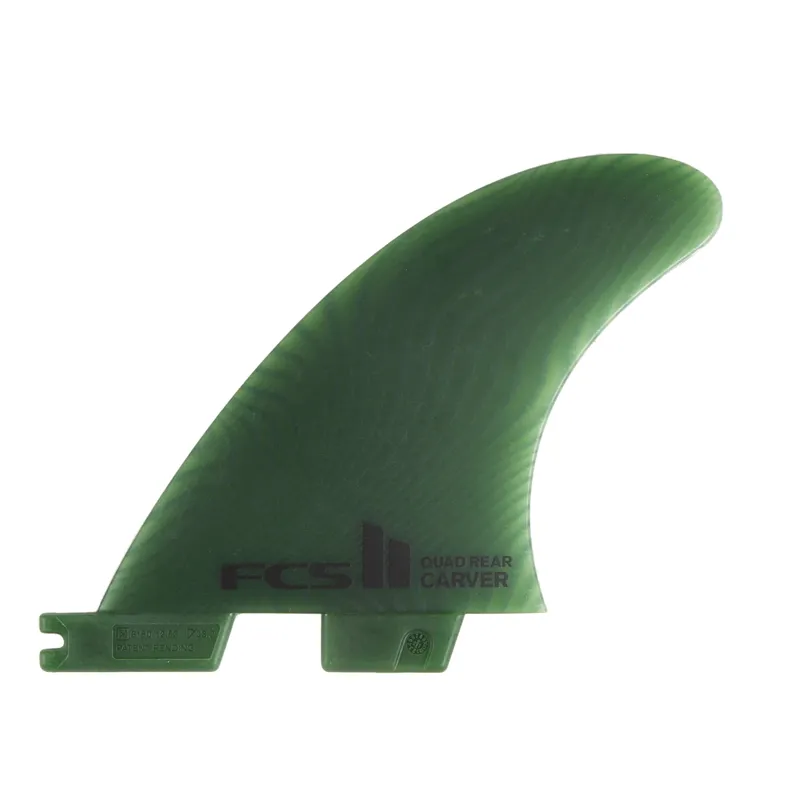 FCS II Carver EcoBlend Quad Rears Fin Set in Sage