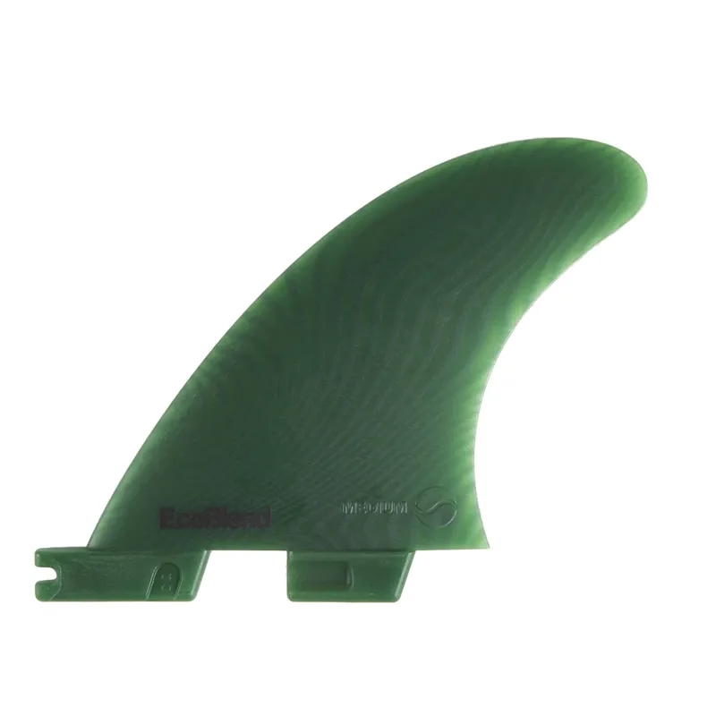 FCS II Carver EcoBlend Quad Rears Fin Set in Sage-1