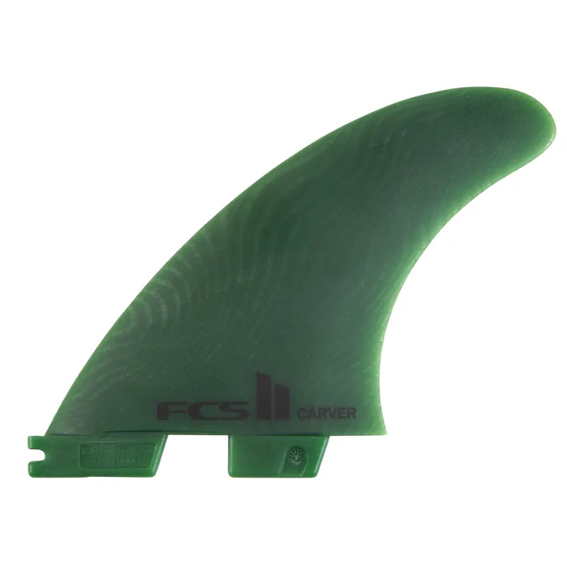 FCS II Carver EcoBlend Large Tri-Quad Fin Set in Sage