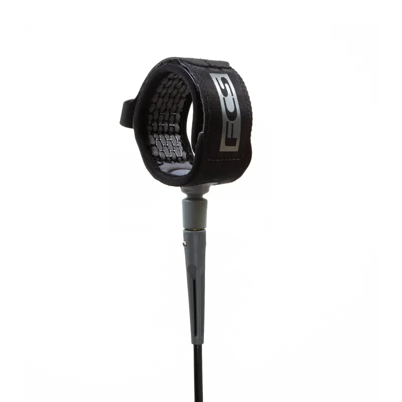 FCS All Round Essential Leash in Black-Grey