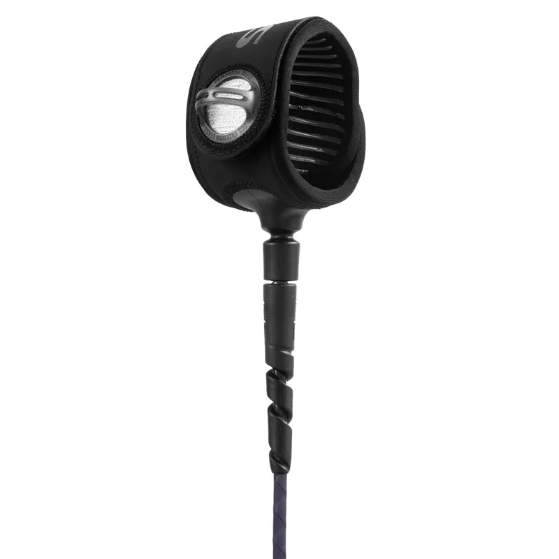 FCS Freedom Helix EcoBlend Leash in Smoke-White