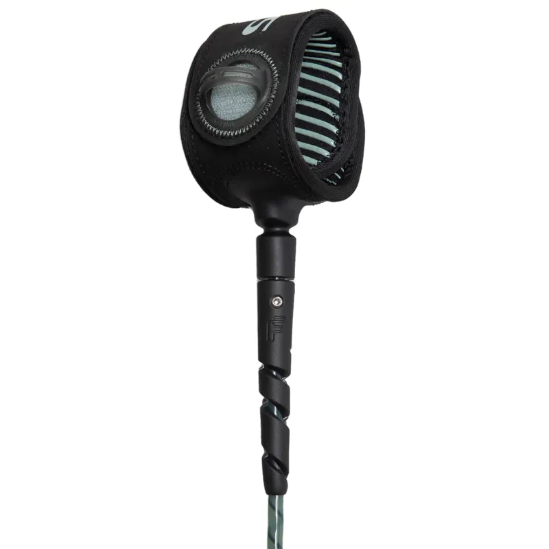 FCS Freedom Helix EcoBlend Leash in Grey-Green