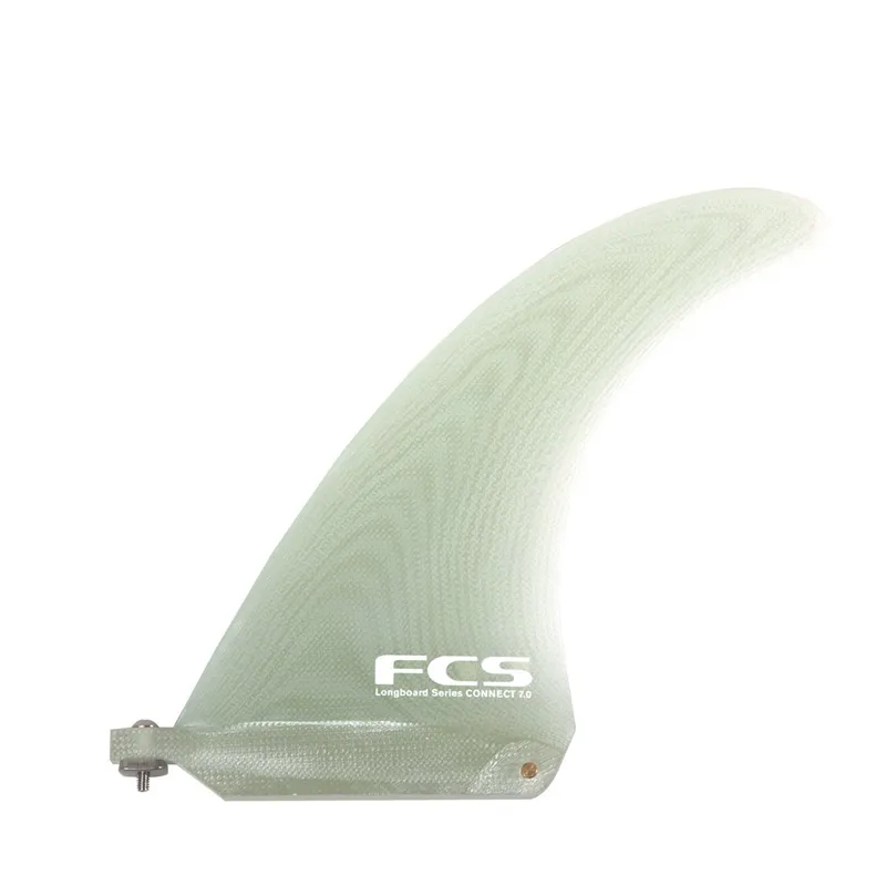 FCS Connect PG Screw and Plate Single Fin in Clear