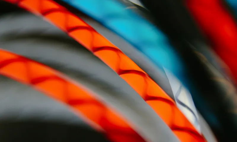 FCS Freedom Helix EcoBlend Leash in Tranquil Blue-Black-2