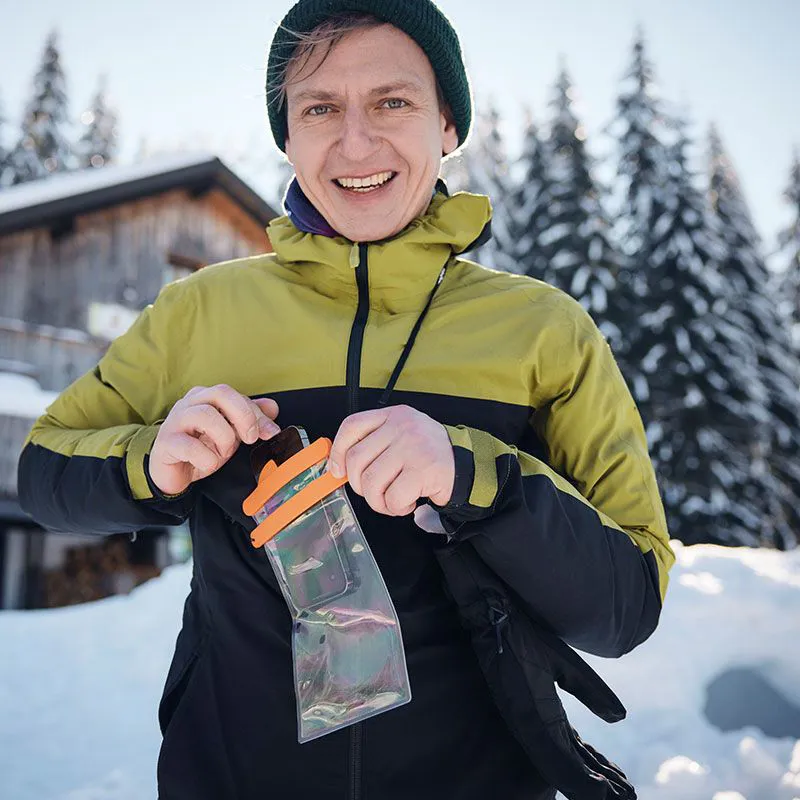 Fidlock Hermetic Dry Bag Medi in Transparent/Orange-1