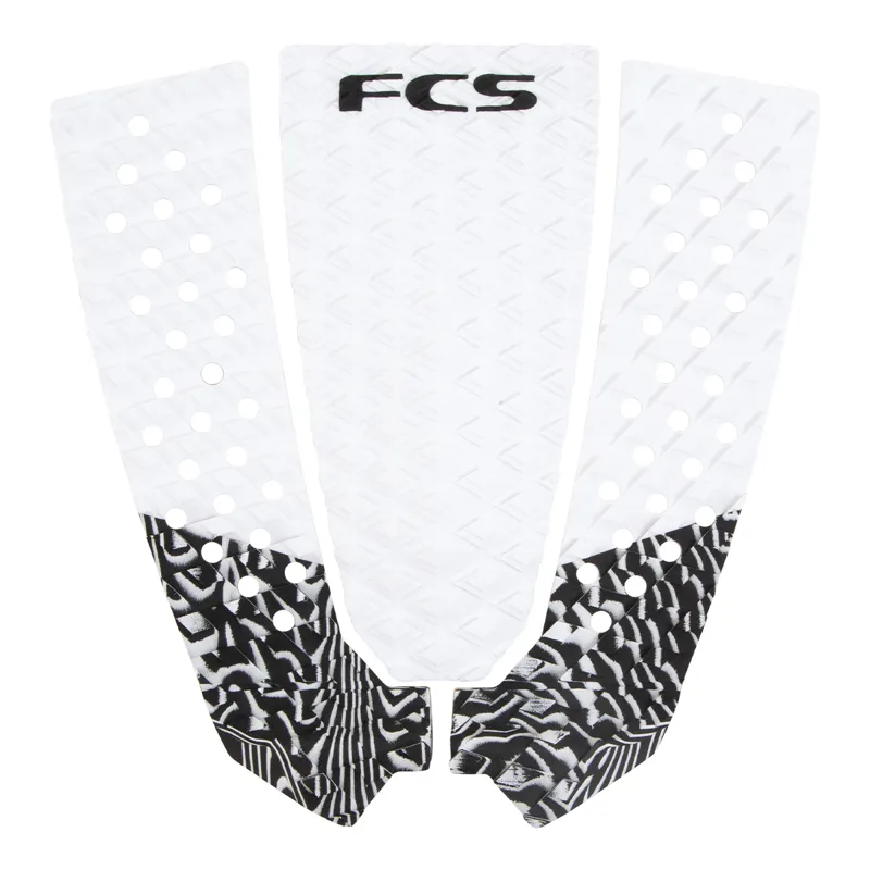 FCS Toledo White-Black Tail Pad