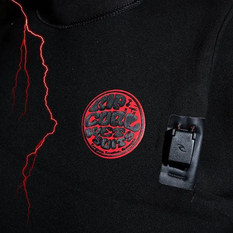 Rip Curl Flashbomb Fusion 5/4mm Zip Free Hooded Wetsuit-6