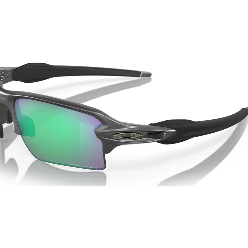 Oakley Flak 2.0 XL Sunglasses with Prizm Road Jade Lenses and Steel Frames-5